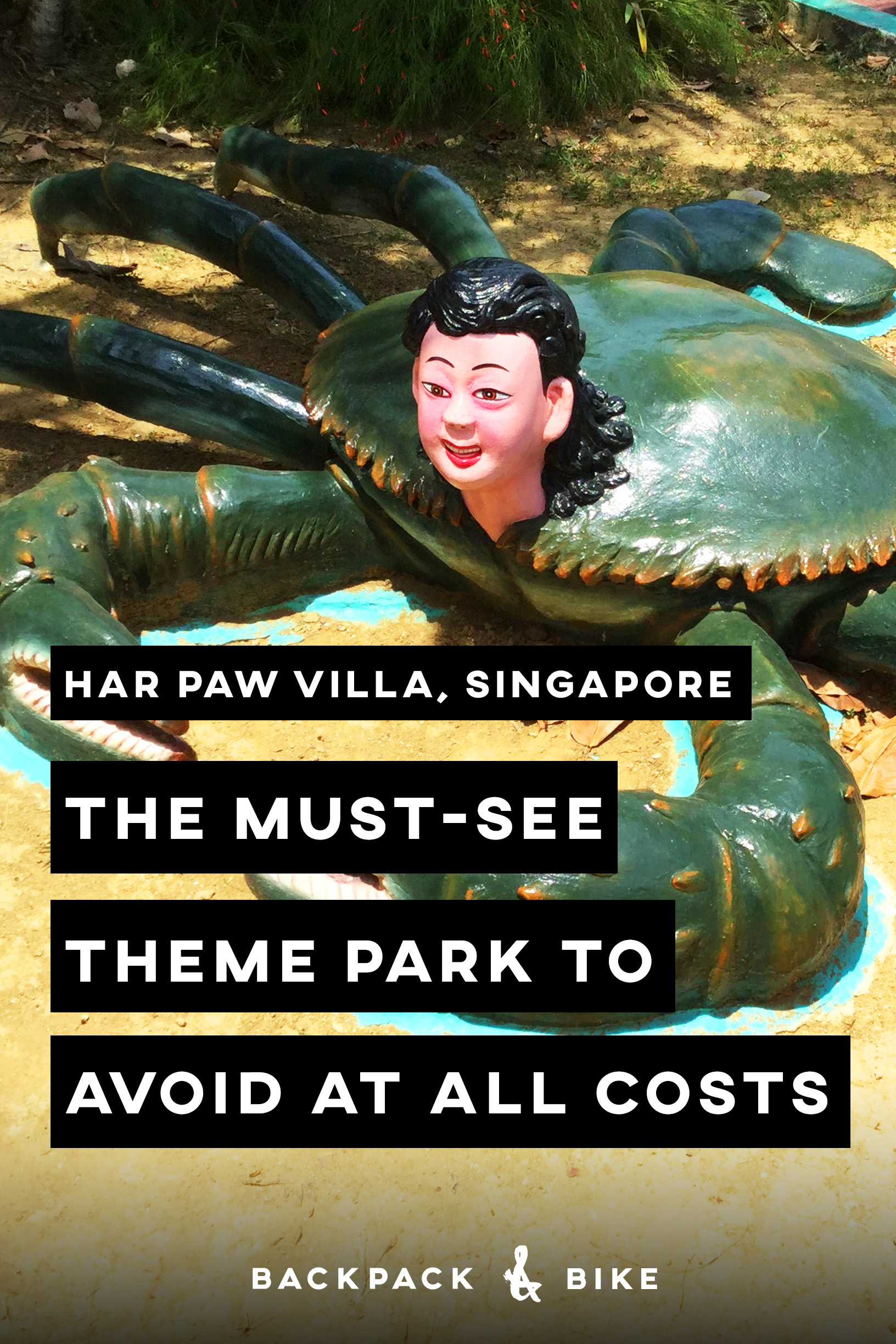 Today's trip to Har Paw Villa in Singapore made no sense. This bizarre post-apocalyptic abandoned theme park had a very strange flavour about it. Perhaps these images will help you understand.