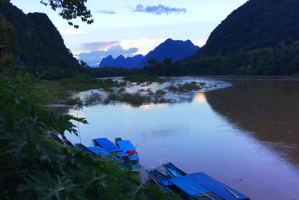 Muang Ngoi Laos Sunset
