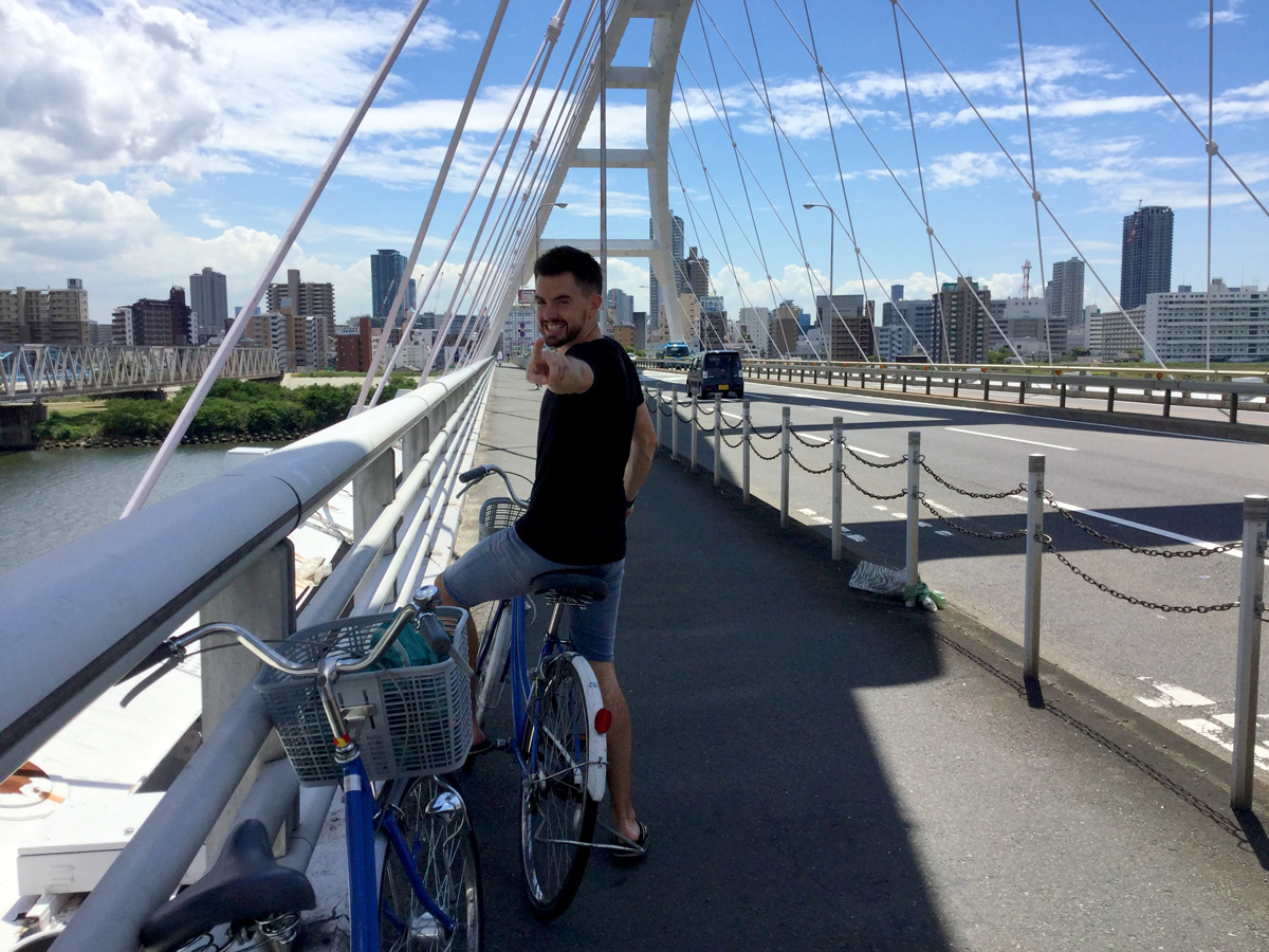 Cycling Osaka | 6 Money Saving Tips for Traveling Japan