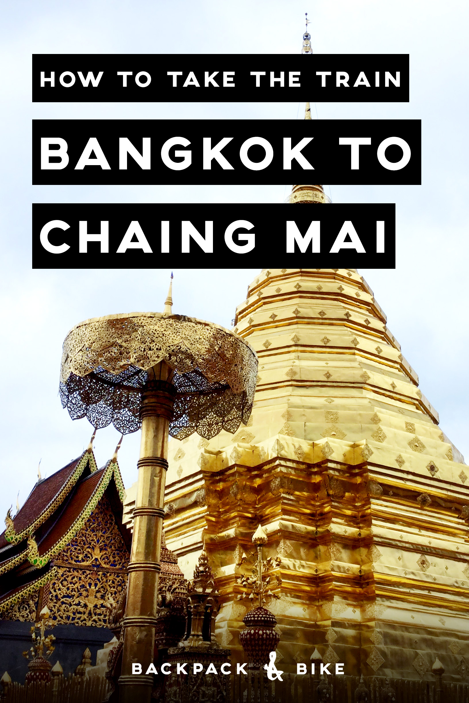 How to take the train Bangkok to Chiang Mai | If you're visiting Thailand, chances are you'll arrive in Bangkok. But you want to get to Chiang Mai? No worries, it's easy. Pin for reference!